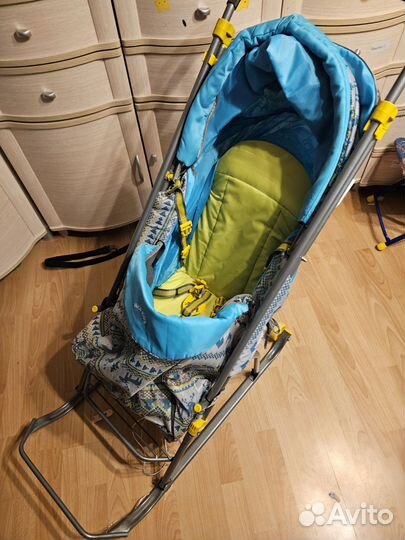 Санки коляска ника кидс