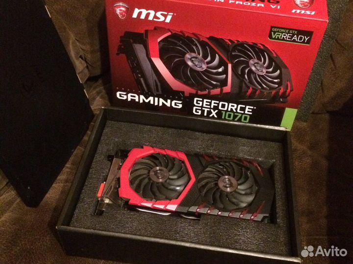 Видеокарта Gtx 1070 8gb - Msi gaming X