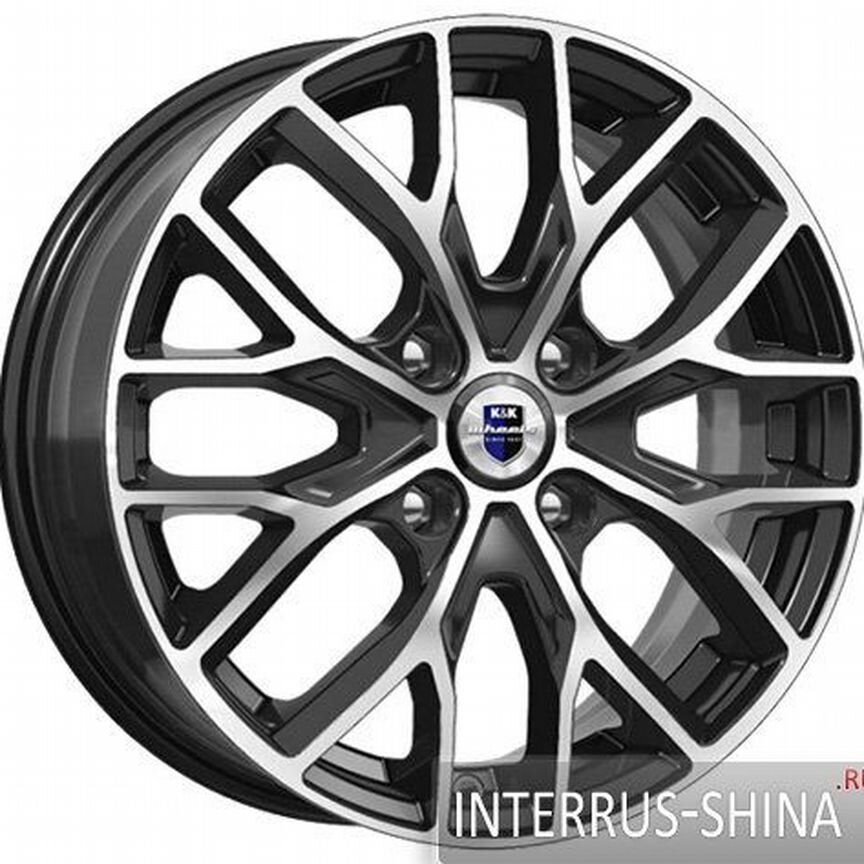 Диски K&K Лилиом 6x16 4x100 ET45 D67.1 Алмаз черный