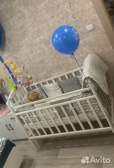 Комплект бортиков с одеялом в детскую кроватку