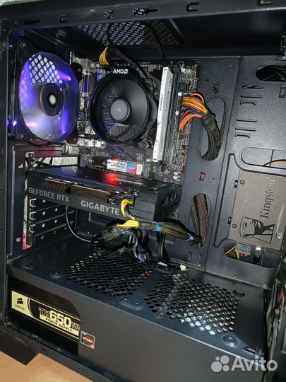 Игровой пк Ryzen 5 2600 + GeForce RTX 3060 8GB