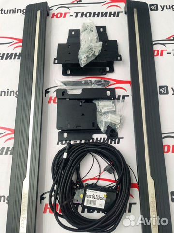 Выдвижные пороги на Mercedes GLE Coupe C292