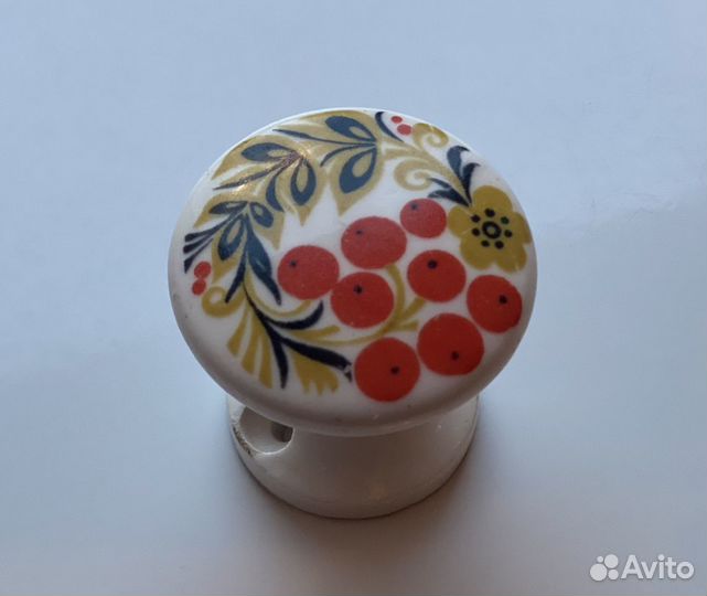 Советская дверная керамическая ручка, винтаж, СССР