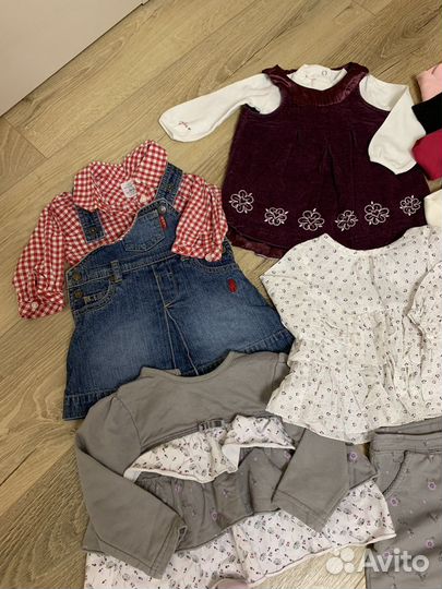 Вещи пакетом для девочки 6 м.-18 мес