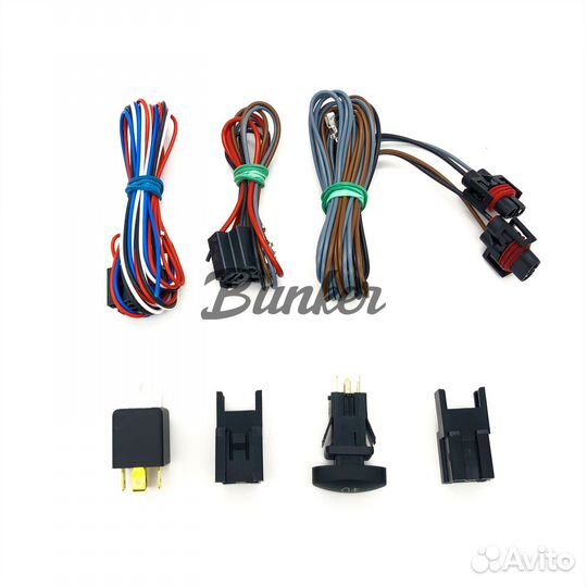 Комплект для подключения птф с кнопкой Калина I