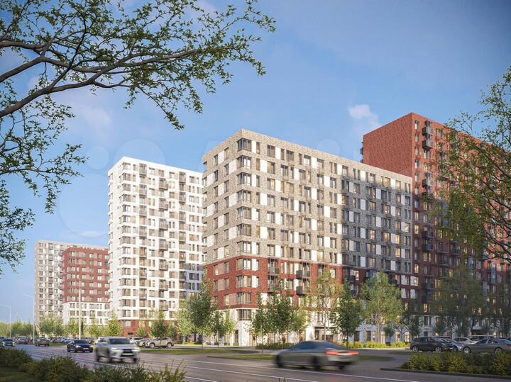 3-к. квартира, 53,7 м², 11/17 эт.