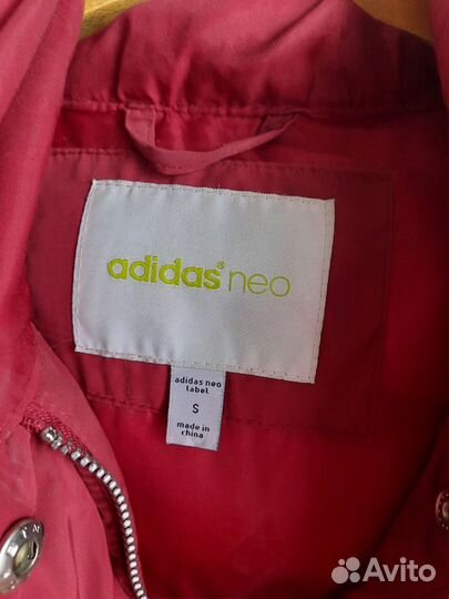 Пуховик женский adidas размер S