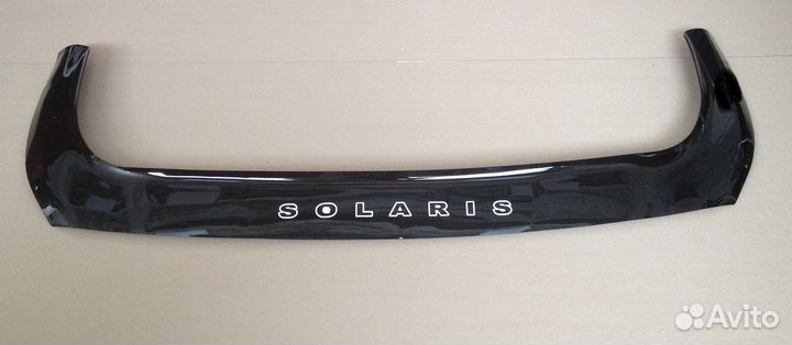 Дефлектор капота Hyundai Solaris c 2017