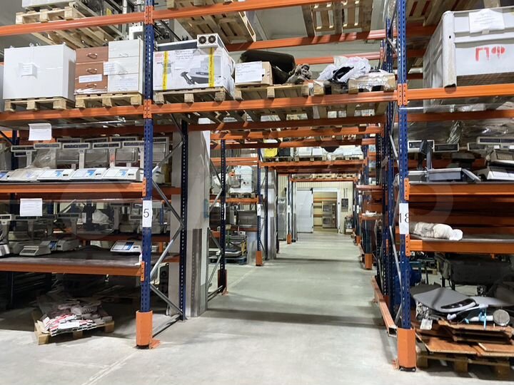 Склад со стеллажами, цена с НДС