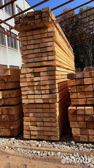 Брус обрезной 100х100х6000мм от производителя