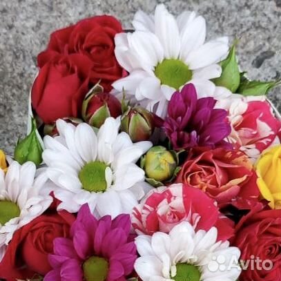 Цветы в коробке 217