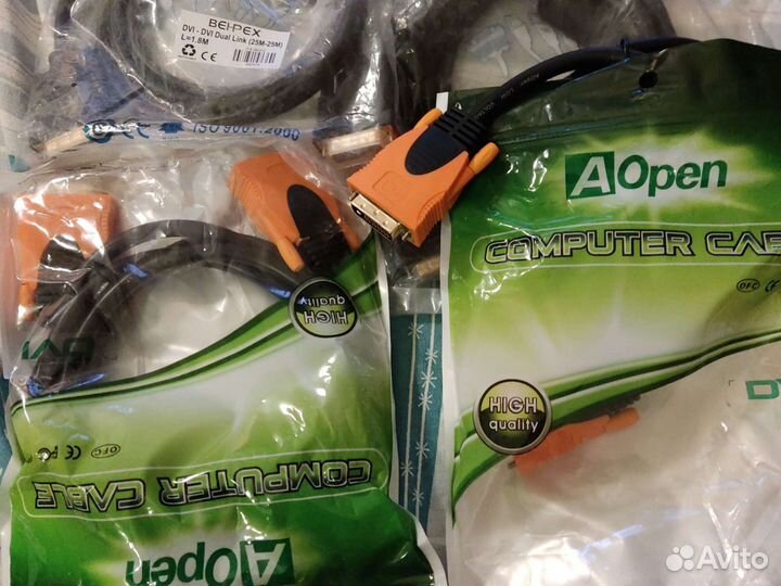 Кабель DVI-D dual link. 1,8 m