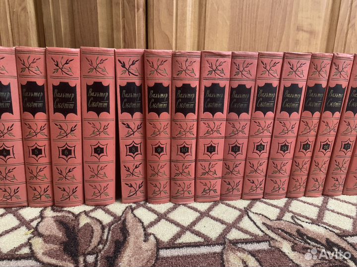 Книги Собрание сочинений Вольтер Скотт в 20 томах