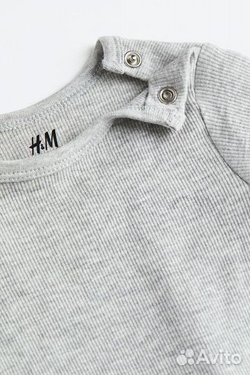 H&M новые растущие боди 62 74