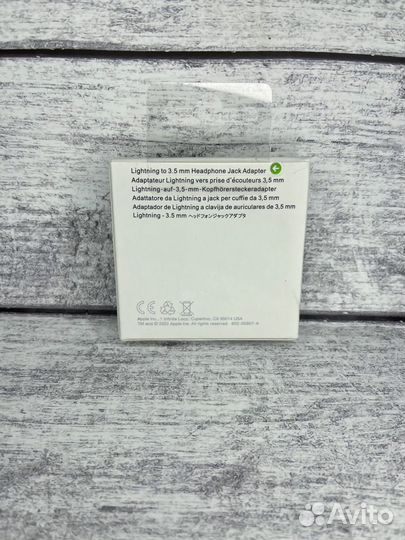 Адаптер apple lightning to 3,5mm jack