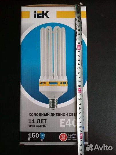 Лампа энергосберегающая IEK E40 (150 и 105 Вт)