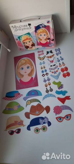 Магнитная игра Модная девчонка