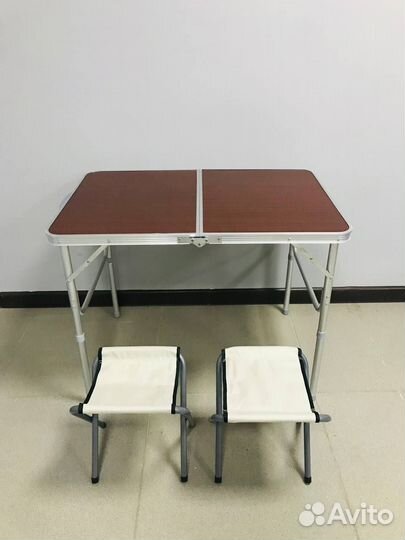 Стол складной раскладной + 2 стула
