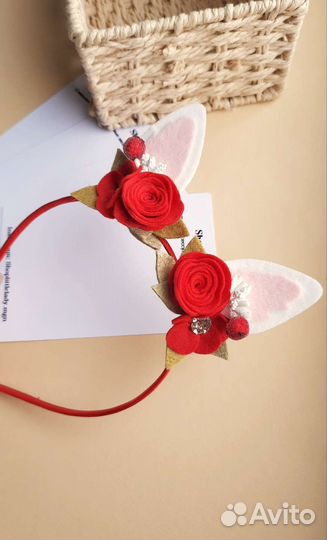 Ободок с ушками