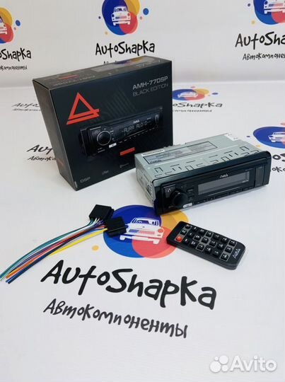 Магнитола Aura Amh-77dsp Black Edition