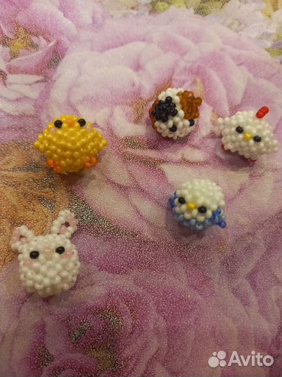 Мини амигуруми из бисера