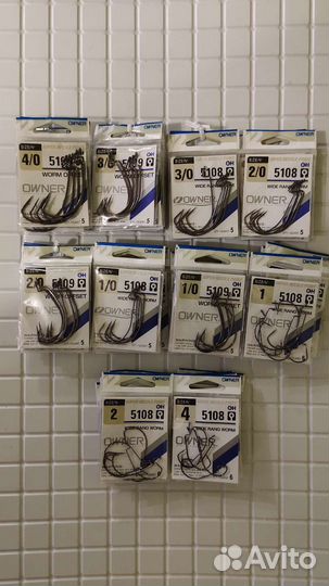 Крючки офсетные owner овнер
