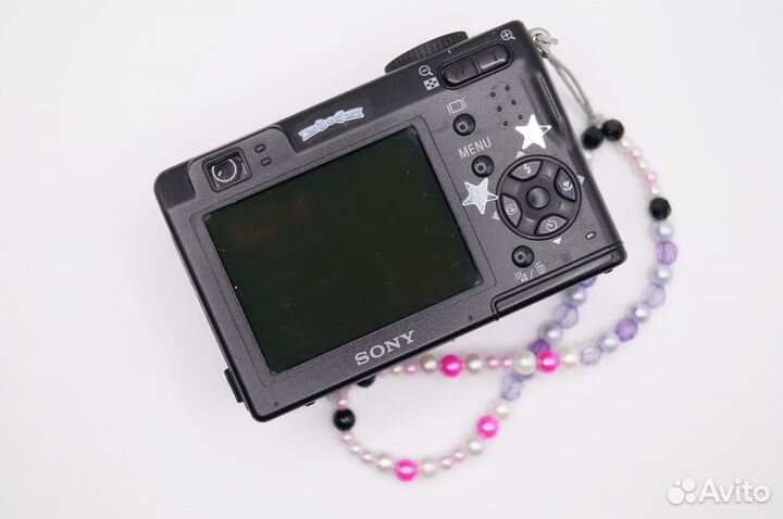 Винтажный фотоаппарат Sony CyberShot DSC W15 Черны