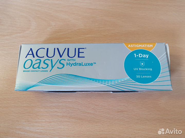 Линзы acuvue oasys 1 day for astigmatism