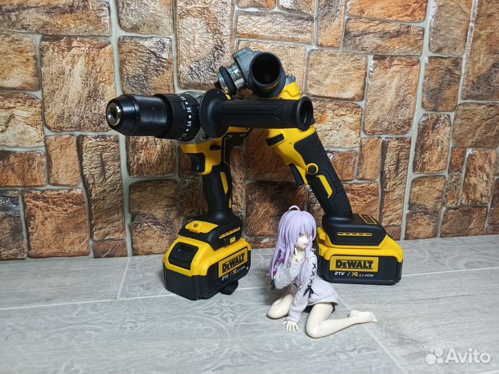 2в1 Dewаlt бесщеточные ушм болгарка и шуруповёрт