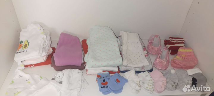 Вещи пакетом на девочку 62-68