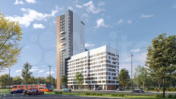 2-к. квартира, 58 м², 17/24 эт.