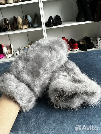 Варежки норковые