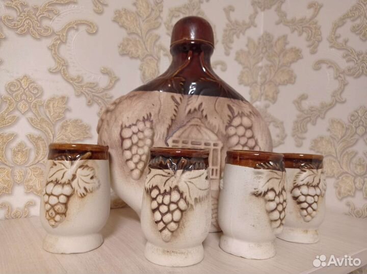 Графин СССР глина