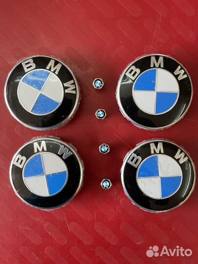 Колпачки +заглушки на диски BMW