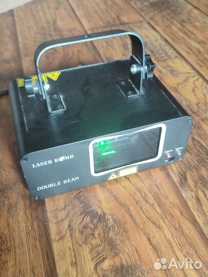 Светомузыка Лазер Laser Bomb Double Beam