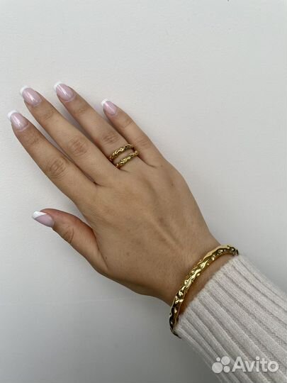 Кольцо браслет
