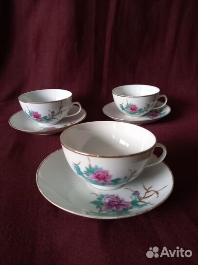 Чайные пары Китай СССР редкие