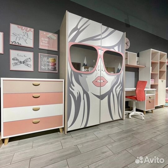 Детский шкаф для девочки