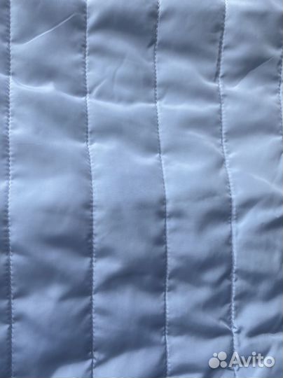 Белая плащевая ткань на куртку