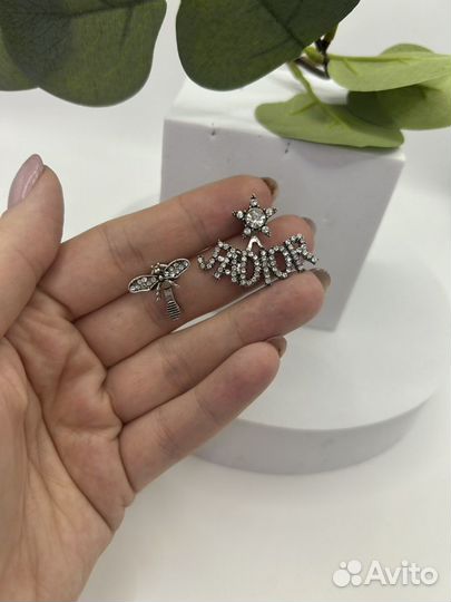 Серьги dior