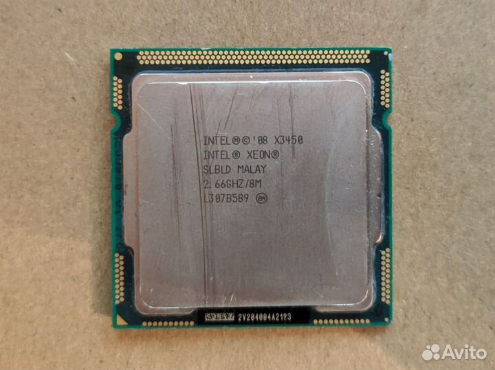 Intel xeon 3450 аналог i7 860