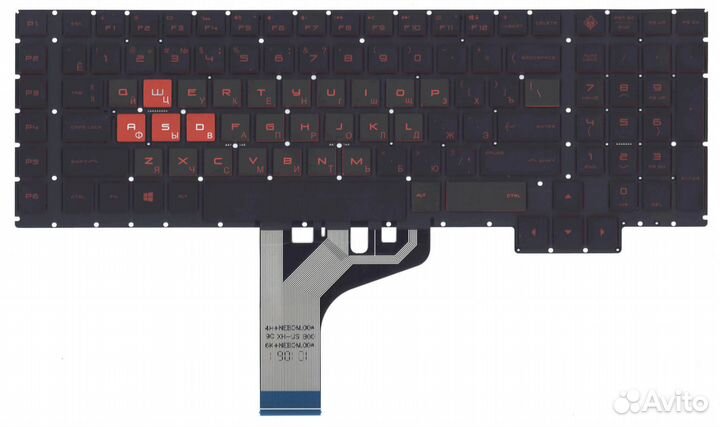Клавиатура HP Omen 17-an005ur с RGB подсветкой, OE