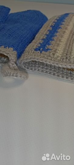 Прихватки вязаные, набор из 8 штук