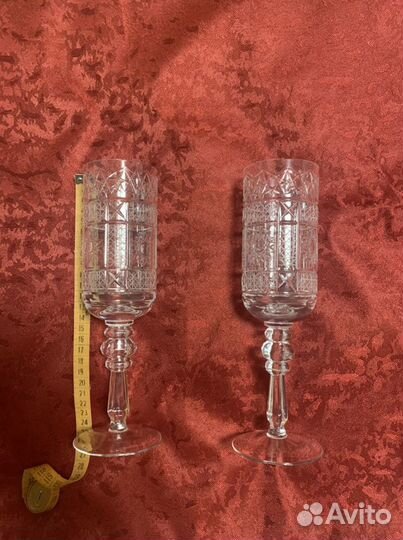 Свадебные бокалы, хрусталь, СССР