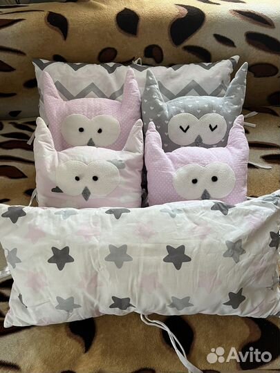 Подушки в детскую кроватку