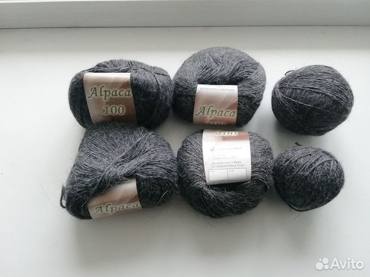 Нитки для вязания пряжа альпака Перу