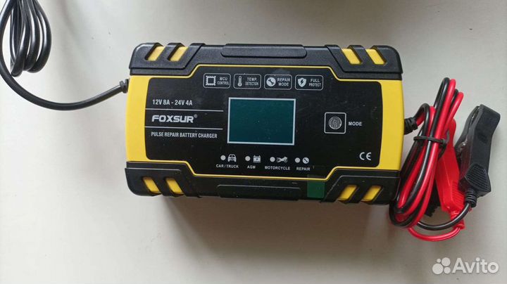 Зарядное устройство 12/8А и 24/4А foxsur