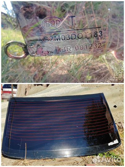 Заднее стекло ваз 2110