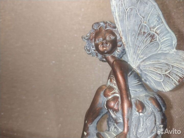 Пепельница керамическая под бронзуссср, дюймовочка