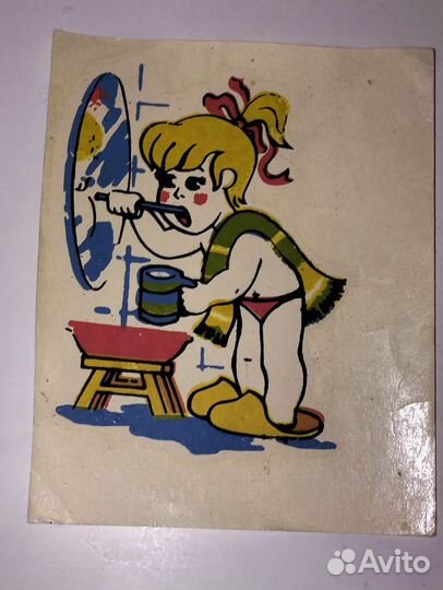 Переводные картинки СССР